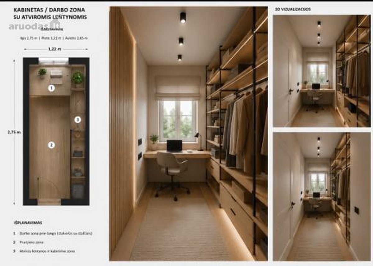 Parduodamas 41,30 M² Butas Su Rūsiu – - nuotraukos Nr. 4
