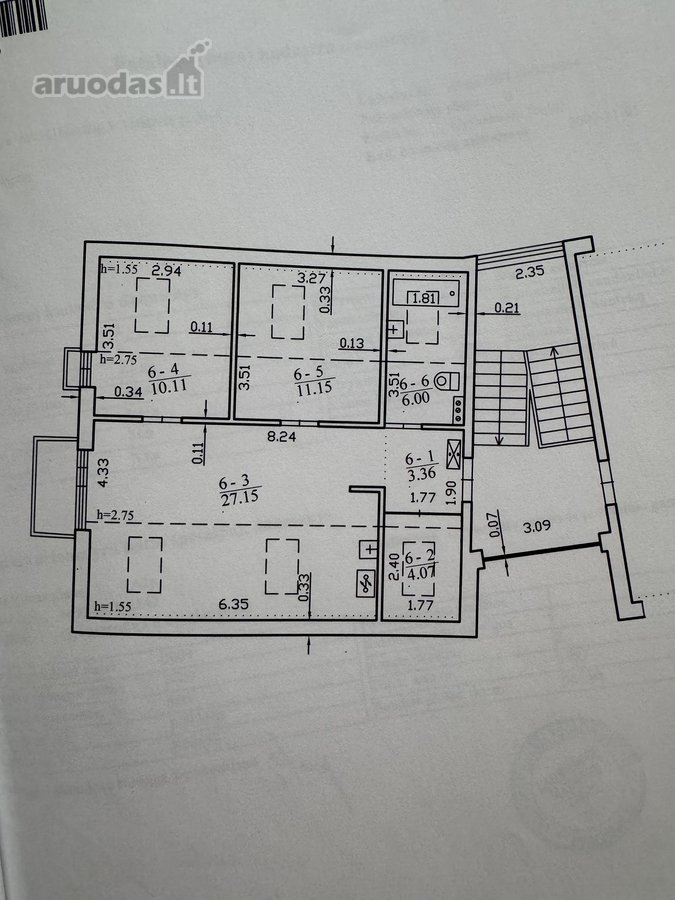 Parduodamas šviesus ir jaukus 61,84 m² butas - nuotraukos Nr. 20
