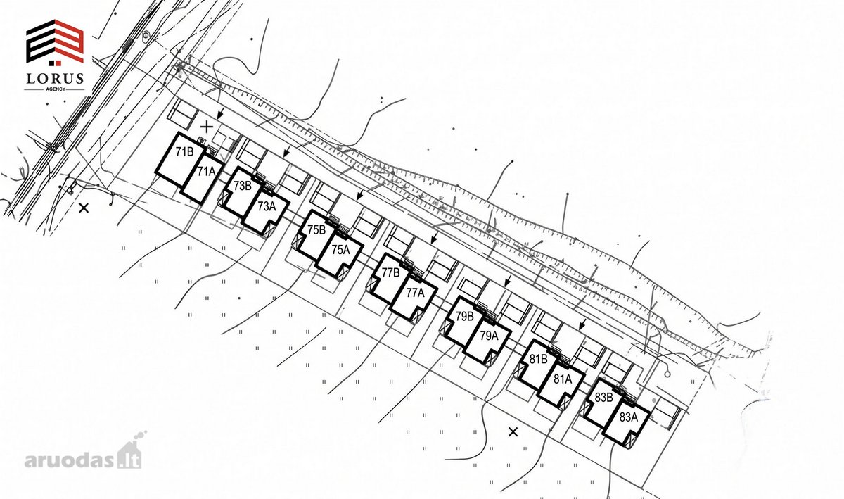 Modernus 14-OS dviejų aukštų blokuotų namų - nuotraukos Nr. 9
