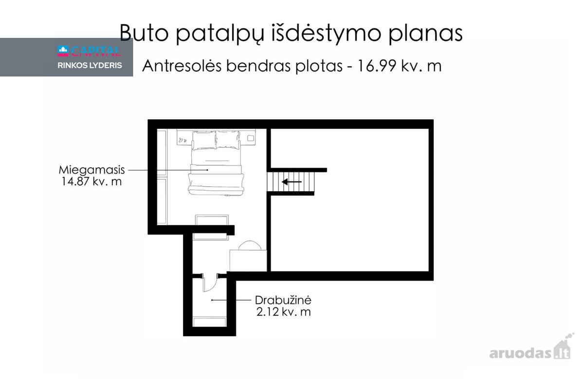 Parduodamas Erdvus 4-ų (izoliuotų) Kambarių - nuotraukos Nr. 31