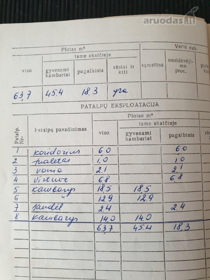Parduodamas tvarkingas 3 kambarių butas (su - nuotraukos Nr. 36