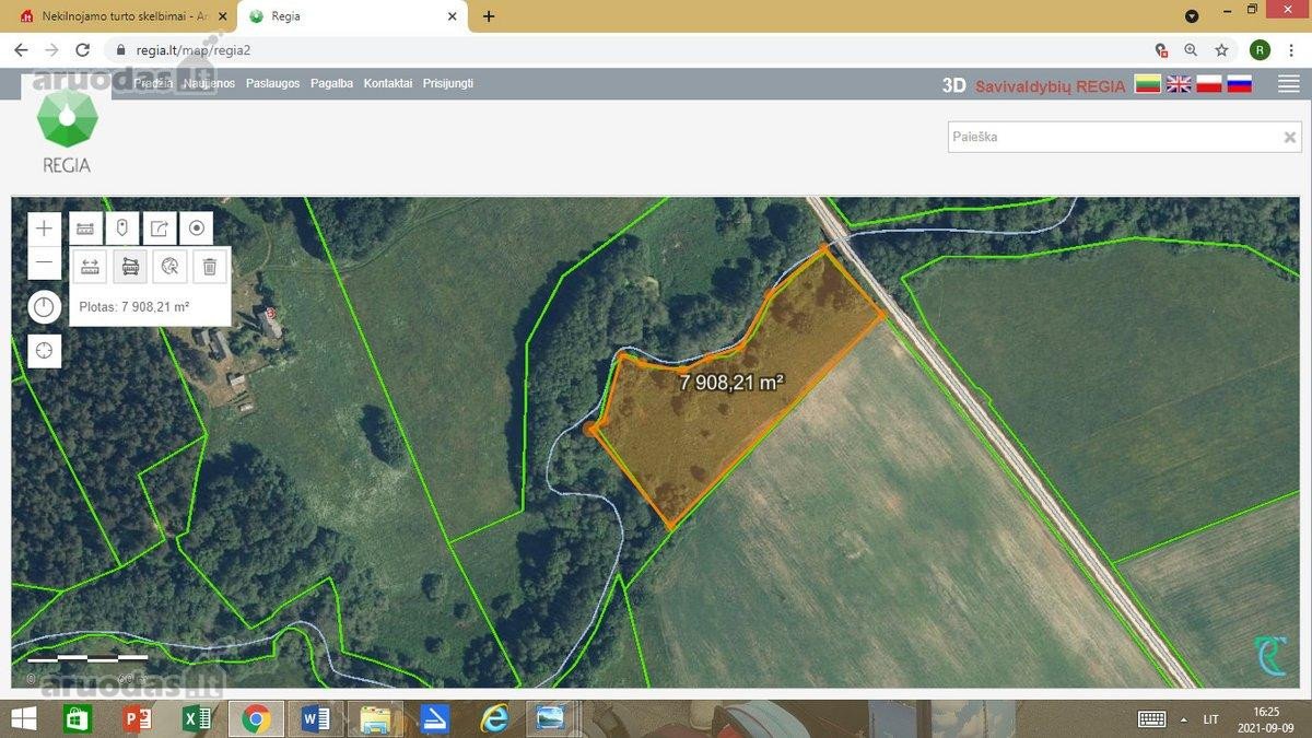 Parduodamas 0,7908 Ha Žemės Sklypas Prie - nuotraukos Nr. 5