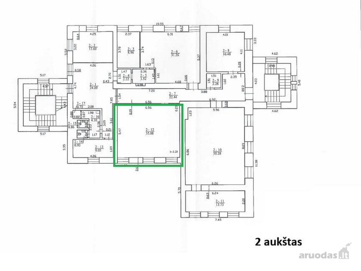 Nuomojamos administracinės paskirties - nuotraukos Nr. 12