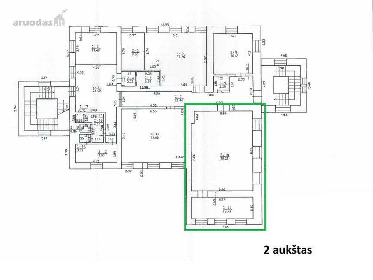 Nuomojamos administracinės paskirties - nuotraukos Nr. 13