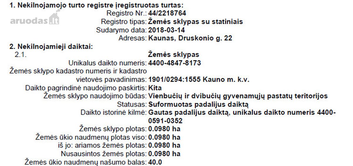 Parduodamas 9,80 Aro Kampinis Sklypas Su - nuotraukos Nr. 16