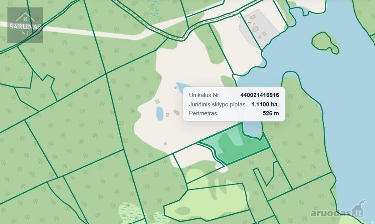 Parduodamas 2 Ha Žemės Sklypas Su Pakrante - nuotraukos Nr. 13