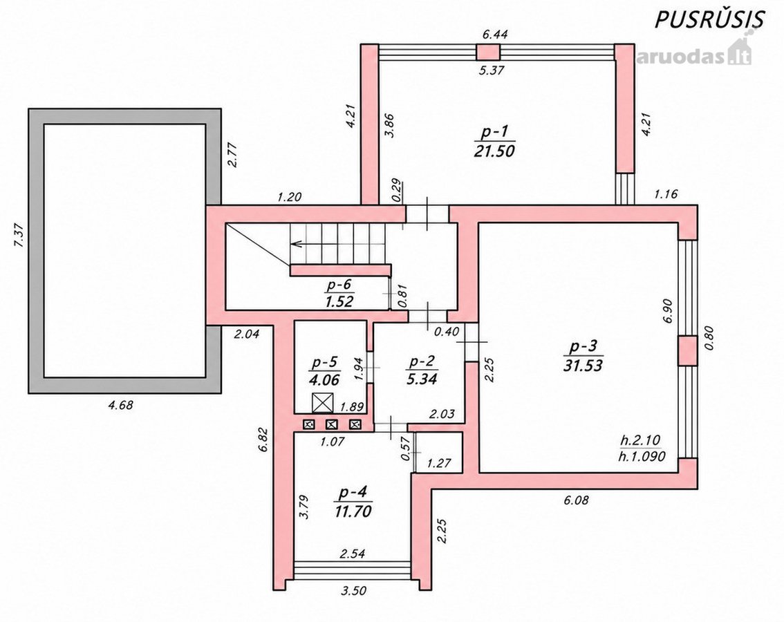 Parduodamas Mūrinis Namas Purienų G. 3, - nuotraukos Nr. 52