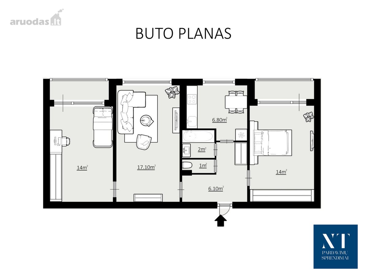 Parduodamas 3 kamb. butas Architektų g. 109, - nuotraukos Nr. 19