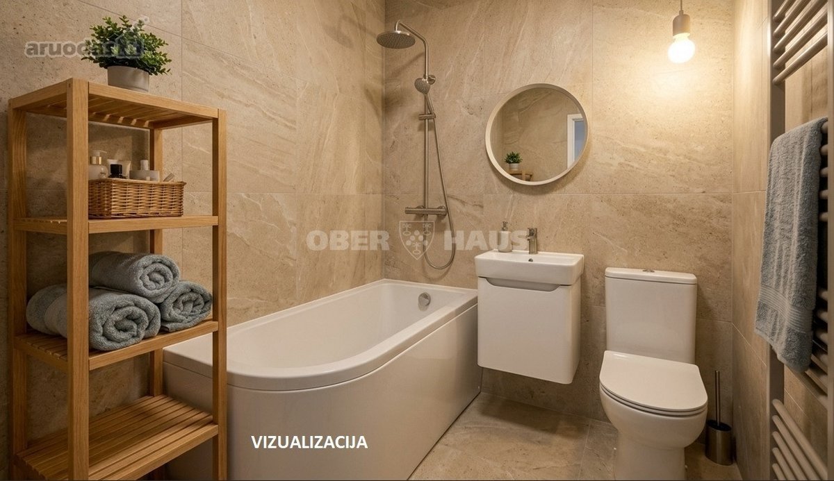 Parduodamas dviejų kambarių butas su balkonu - nuotraukos Nr. 7