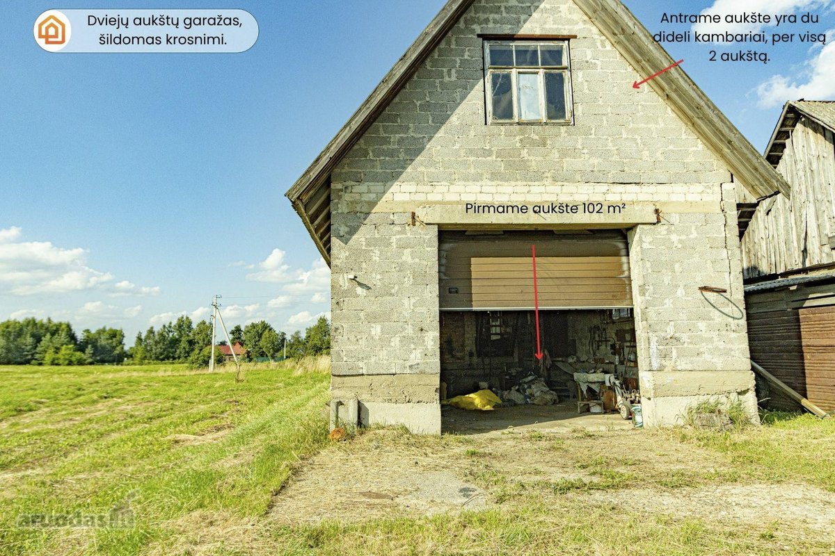 Parduodamas gyvenamasis namas su garažu, - nuotraukos Nr. 3