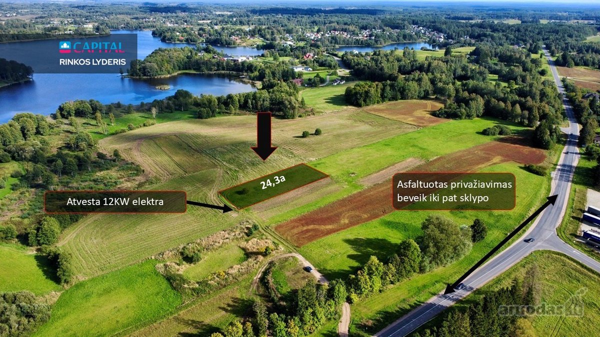 Parduodamas 24,30 Arų Sklypas Prie Žaleso - nuotraukos Nr. 2