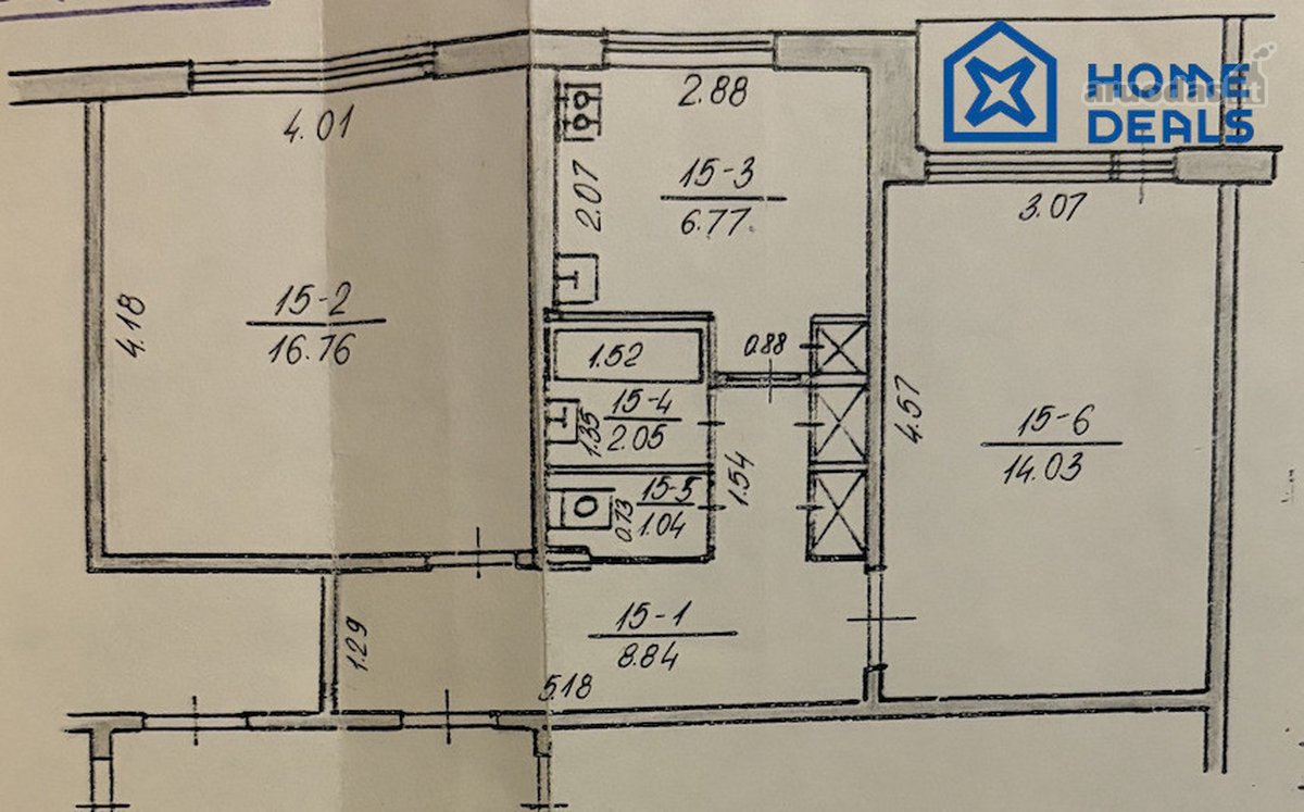 Didlaukio gatvėje, parduodamas 2 kambarių - nuotraukos Nr. 23