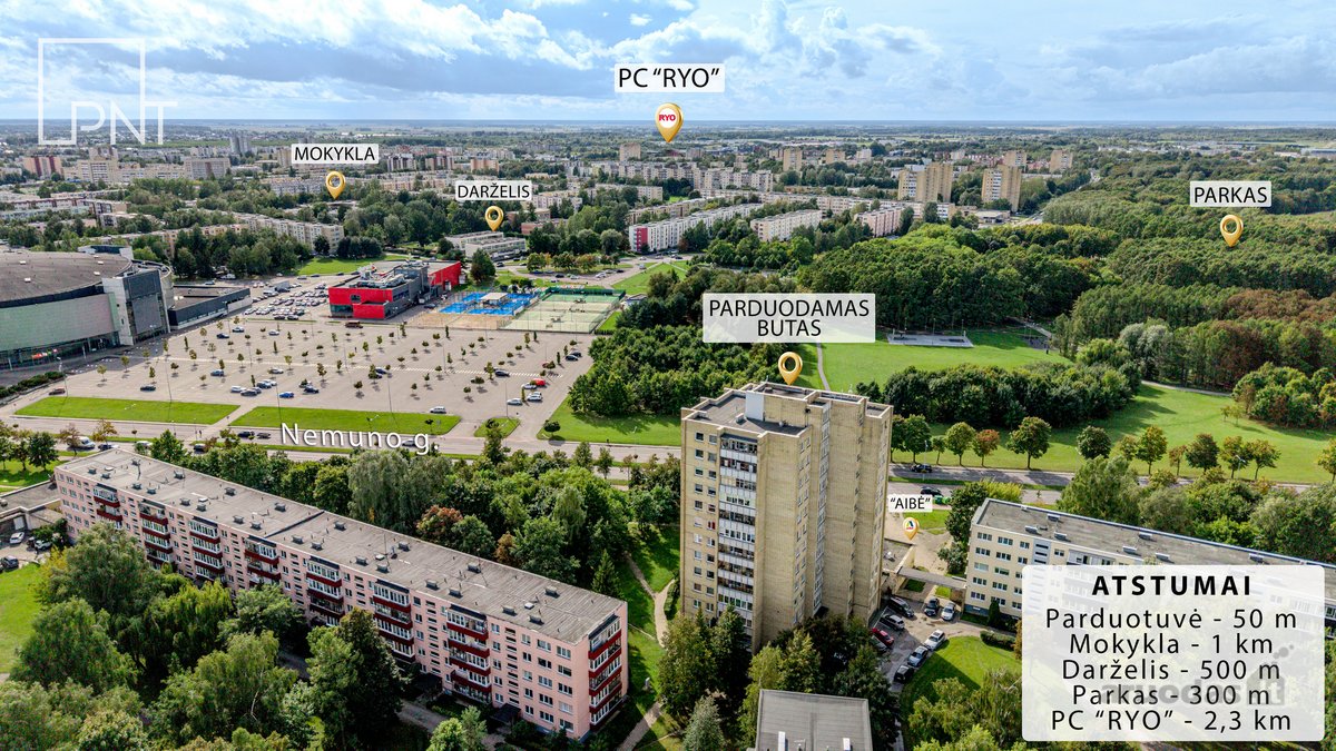 Parduodamas erdvus 3 kambarių butas Nemuno g. - nuotraukos Nr. 26