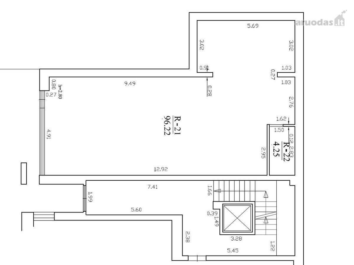 Nuomojamos 100,47 m² komercinės - nuotraukos Nr. 11