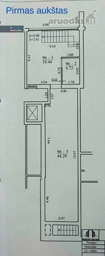 192 m² Patalpos Verslui Vilniuje. 2 Lygių - nuotraukos Nr. 23