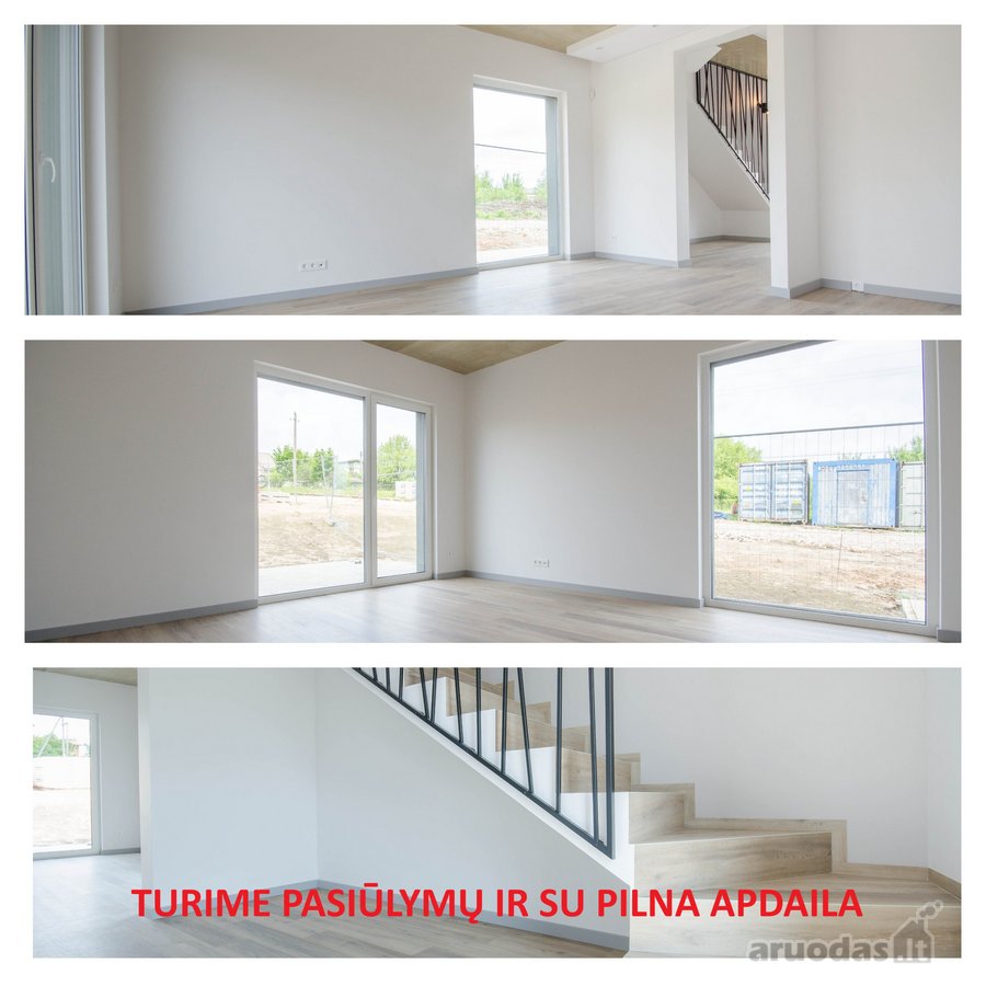 Du Kraštiniai Kotedžai Kalnėnuose – Sklypai - nuotraukos Nr. 26