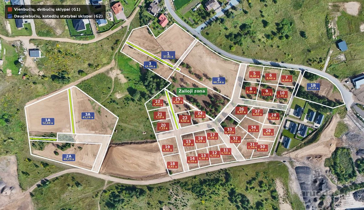 Parduodami sklypai, kuriuose galima statyti - nuotraukos Nr. 13