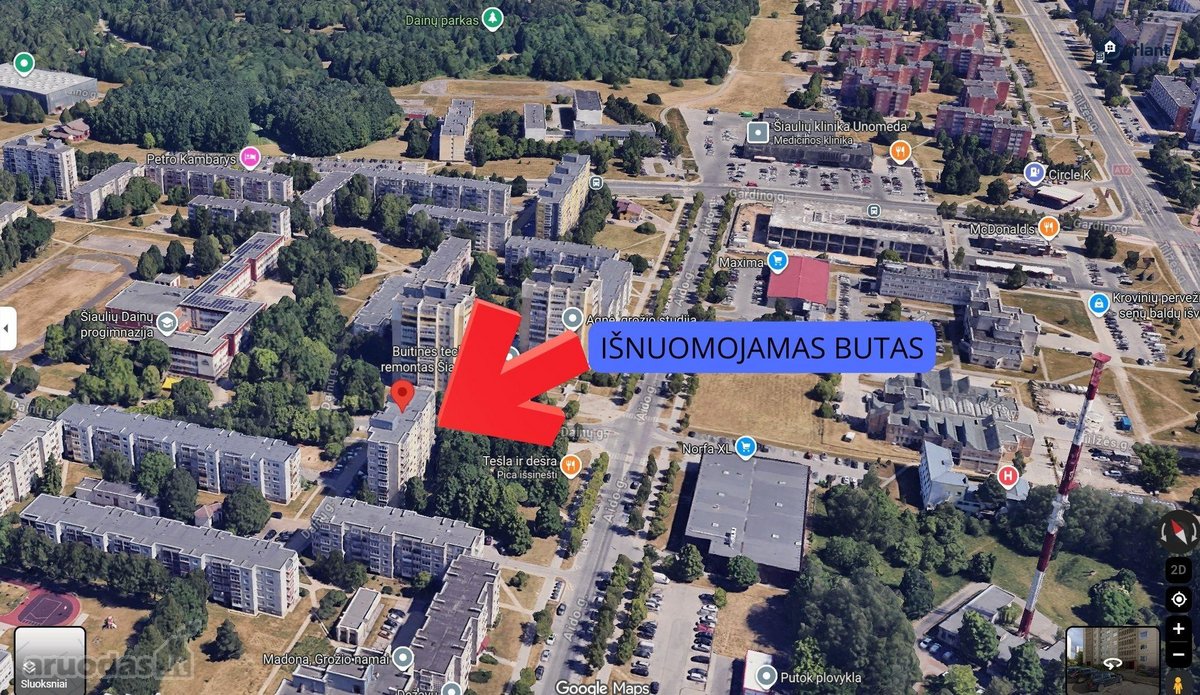 Išnuomuojamas 2 Kambarių Butas, Dainų - nuotraukos Nr. 16