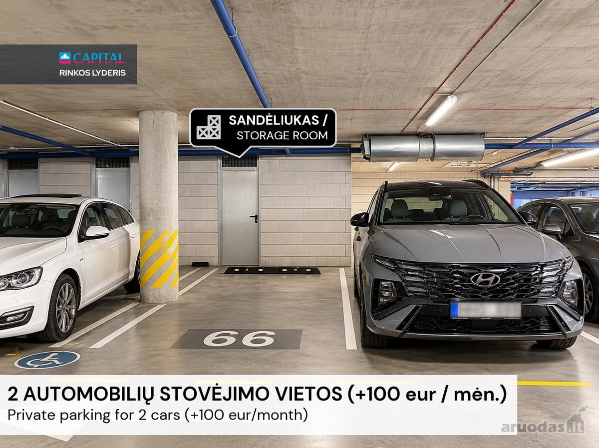Nuomojamas 2 kambarių butas su Terasa ir - nuotraukos Nr. 24