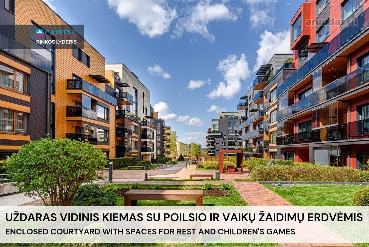 Nuomojamas 2 kambarių butas su Terasa ir - nuotraukos Nr. 27