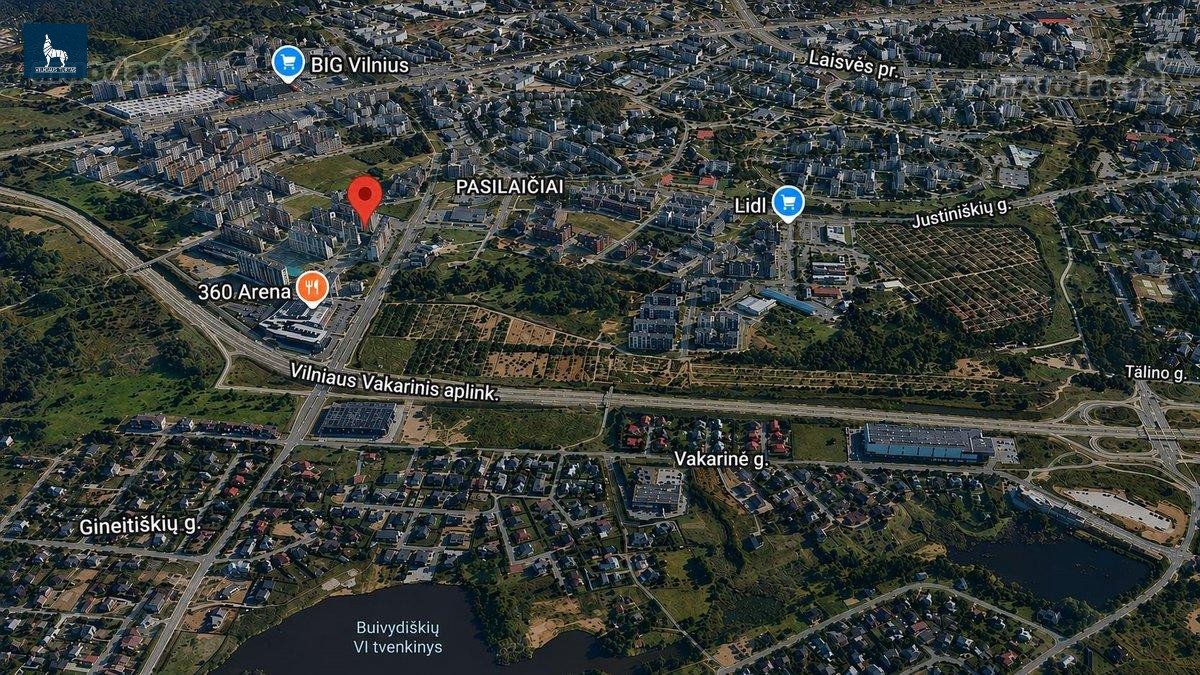 Šviesus 2 Kambarių Butas Paskutiniame Aukšte - nuotraukos Nr. 26