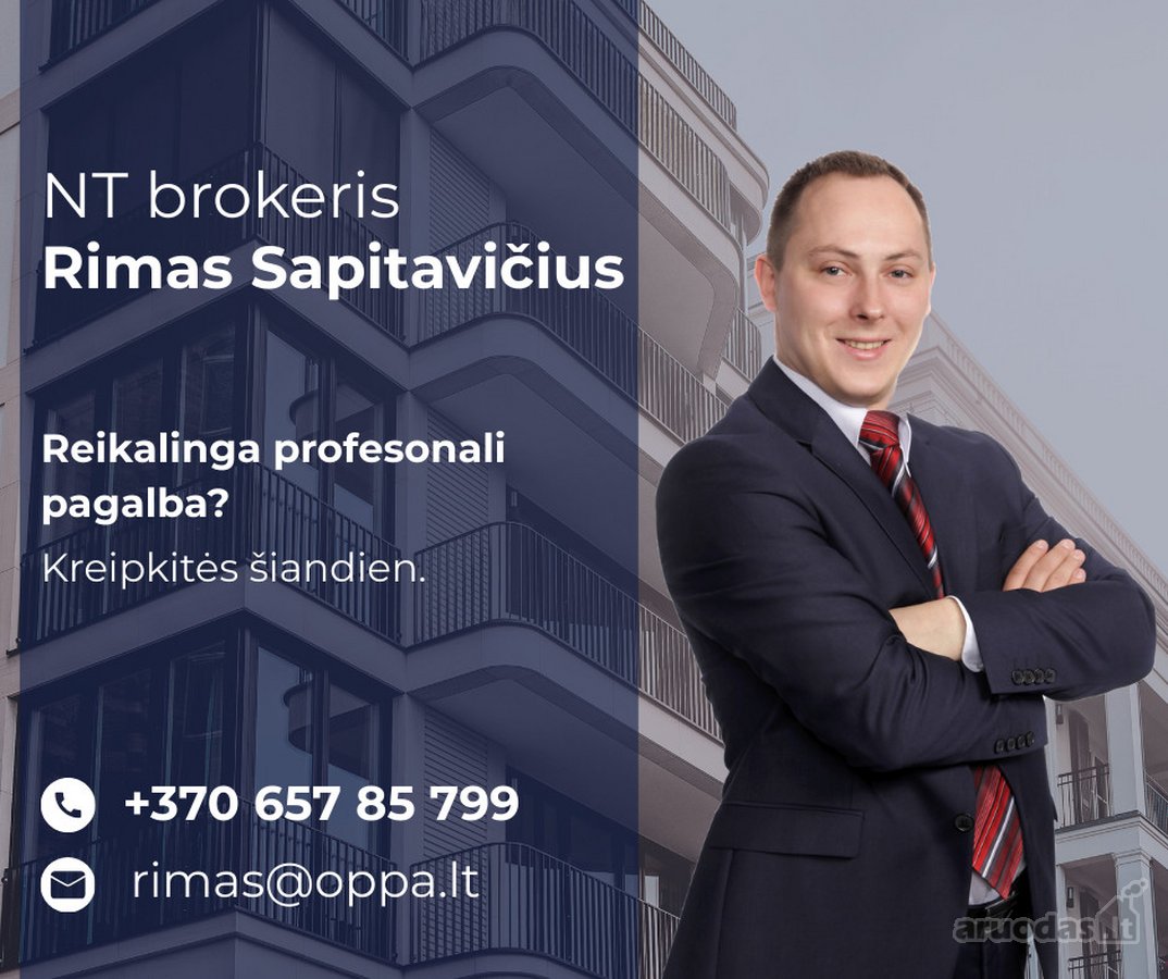 Parduodamas tvarkingas, erdvus 2 kambarių - nuotraukos Nr. 14