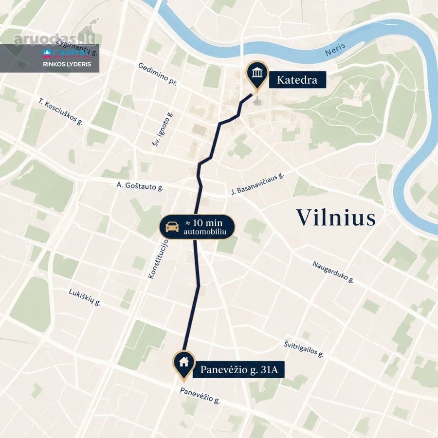 1 Kambario Butas Panevėžio G. - Puiki - nuotraukos Nr. 27