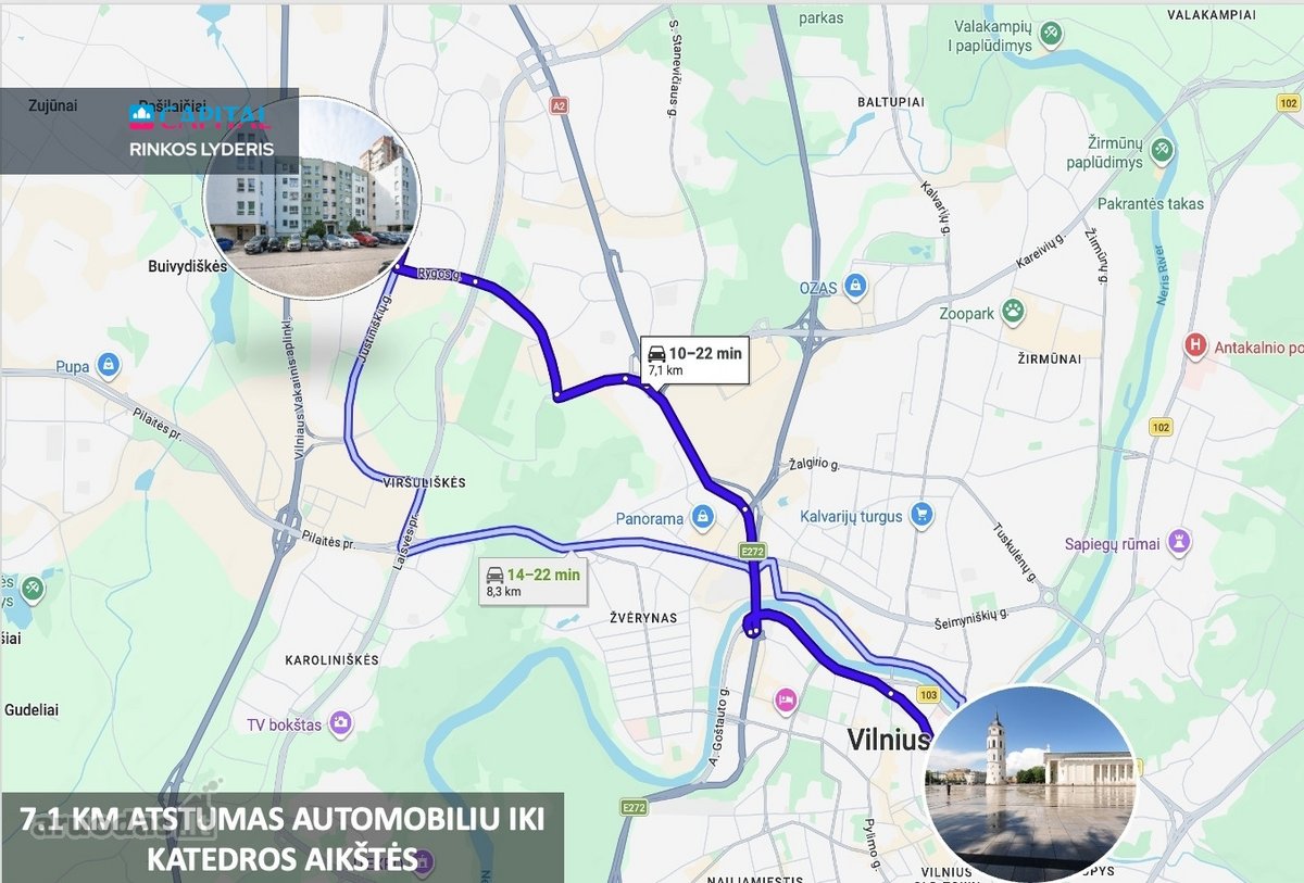 Parduodamas Erdvus 2 Kambarių Butas Justiniškėse! - nuotraukos Nr. 25
