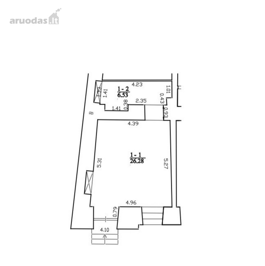Parduodamos 32,4 M² Komercinės Patalpos V. - nuotraukos Nr. 6