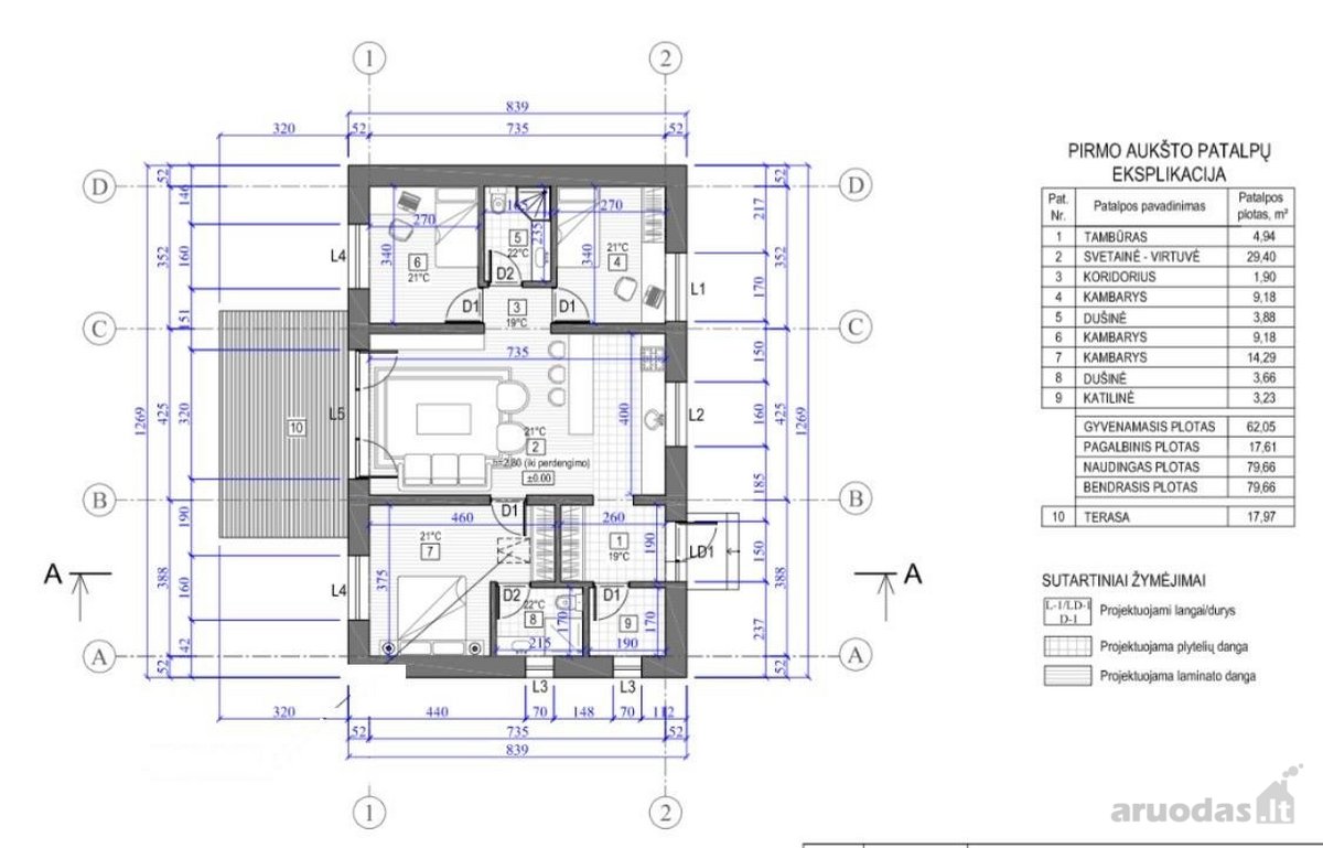 Parduodamas 80 M² Namas Kaune, Aleksote, Su 7 - nuotraukos Nr. 9