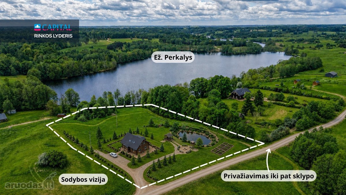 1,19 ha rekreacinis sklypas ant Perkalio - nuotraukos Nr. 3