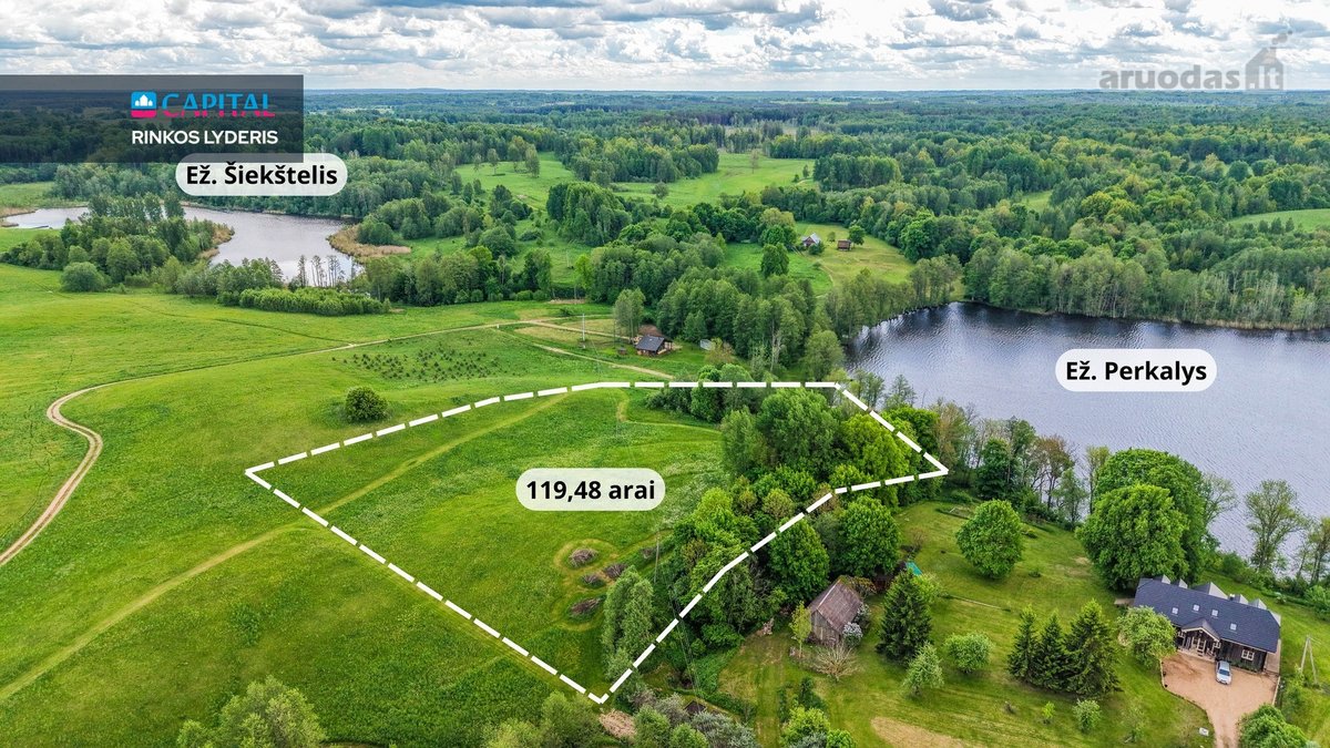 1,19 ha rekreacinis sklypas ant Perkalio - nuotraukos Nr. 4