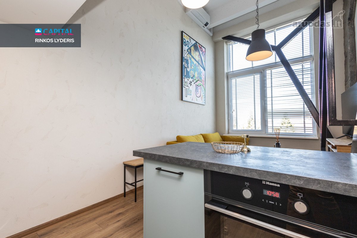 Loft206 projekte nuomojamas Pilnai Įrengtas - nuotraukos Nr. 13