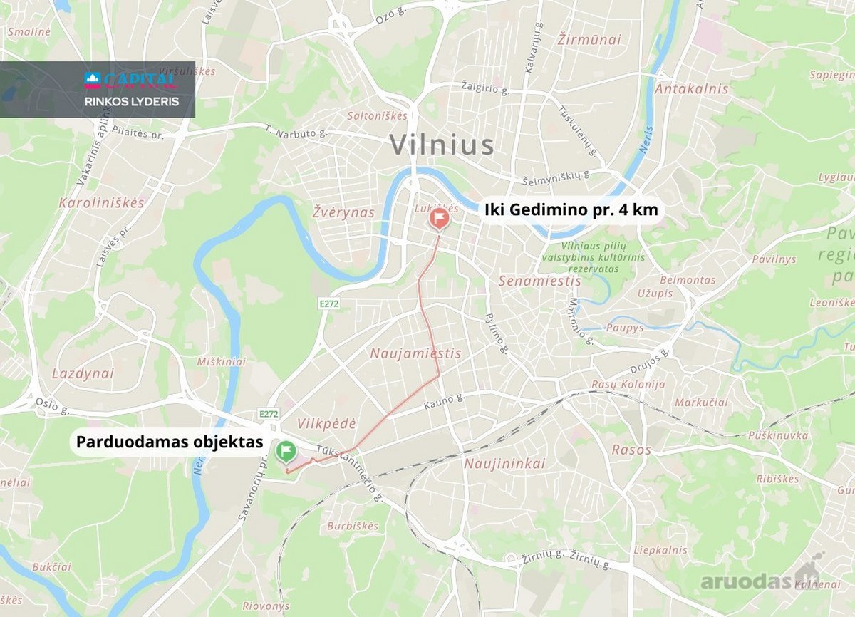 Parduodamas Pilnai Įrengtas 3 Kambarių Butas - nuotraukos Nr. 25