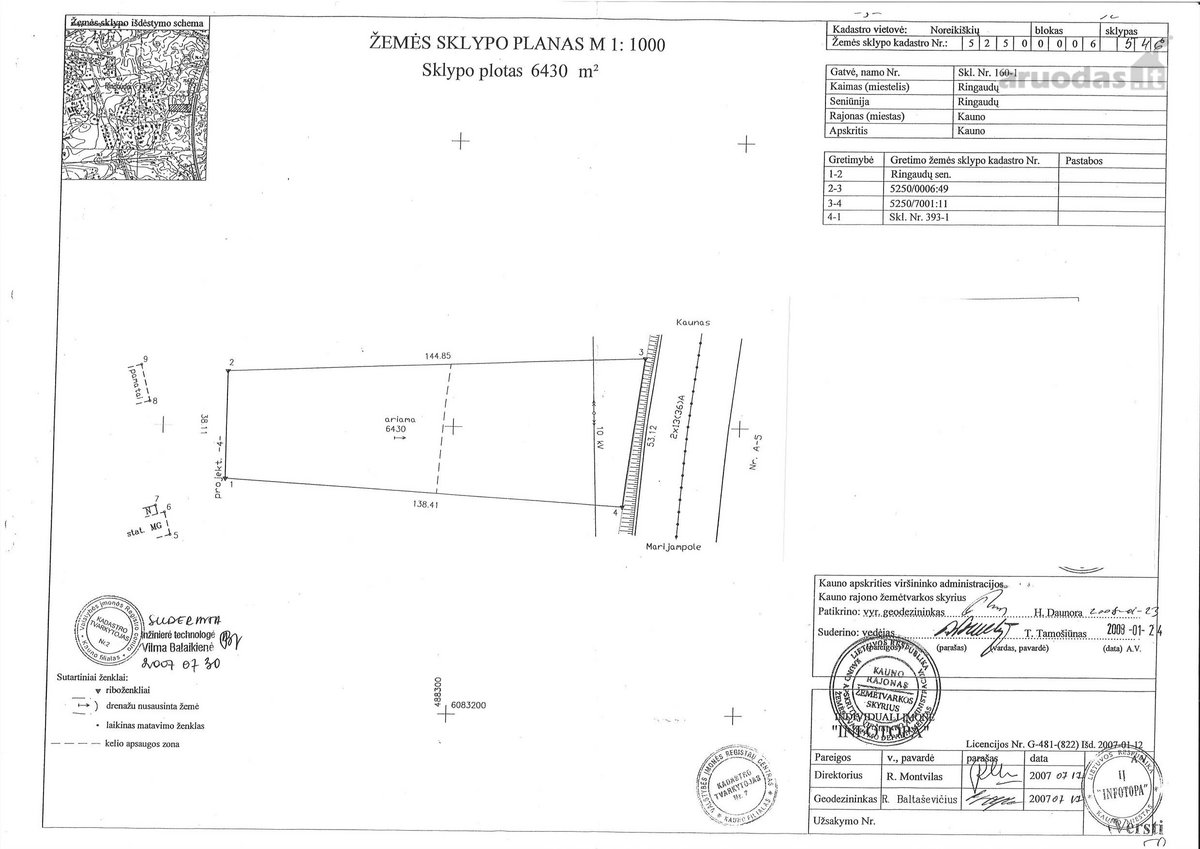 Parduodami du žemės ūkio paskirties sklypai - nuotraukos Nr. 2