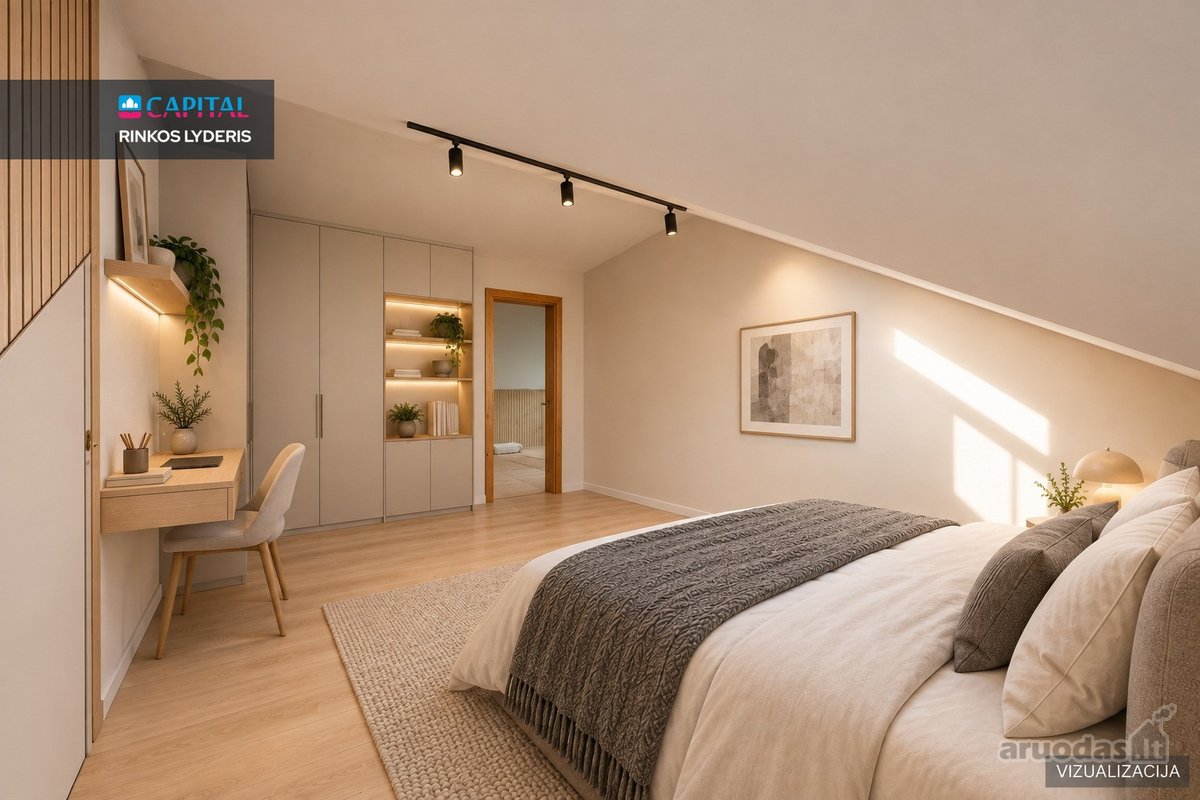 Išskirtinis 152 m² butas per du aukštus su - nuotraukos Nr. 36