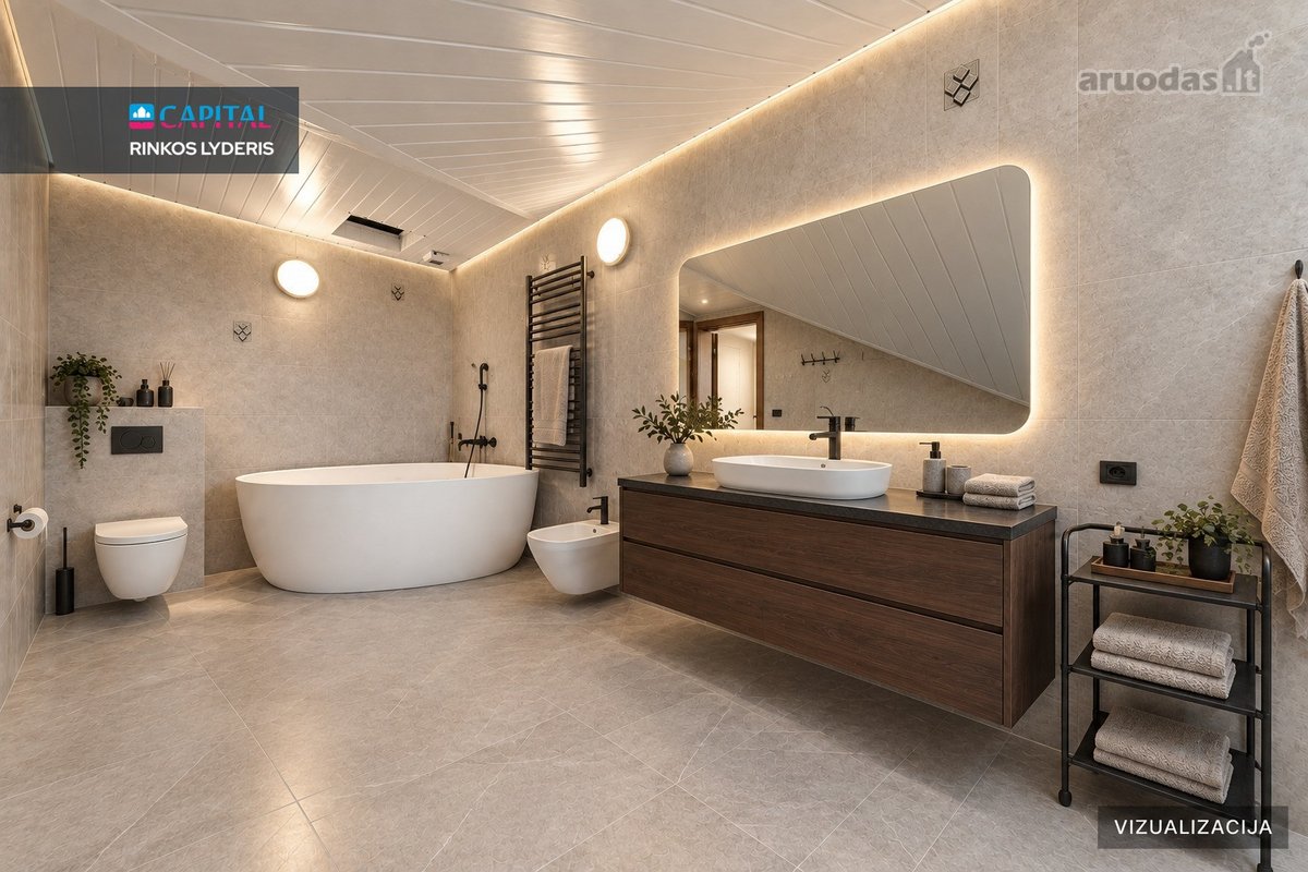 Išskirtinis 152 m² butas per du aukštus su - nuotraukos Nr. 45