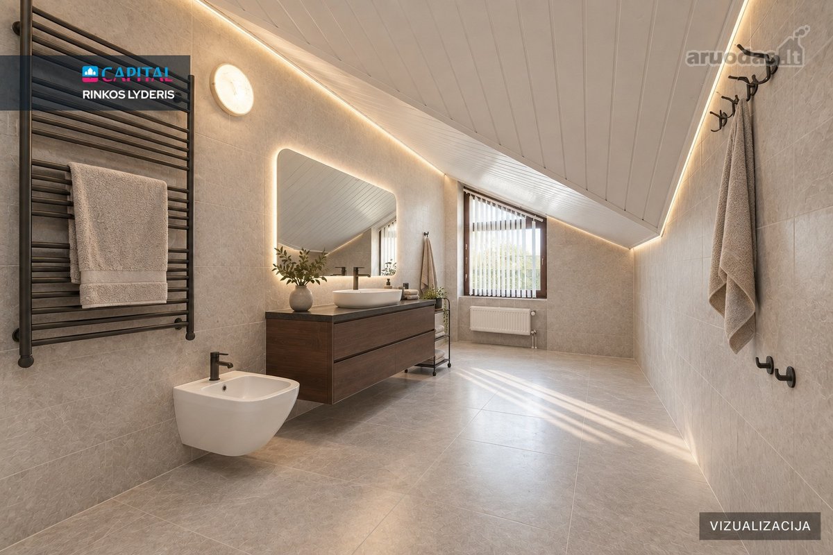 Išskirtinis 152 m² butas per du aukštus su - nuotraukos Nr. 47