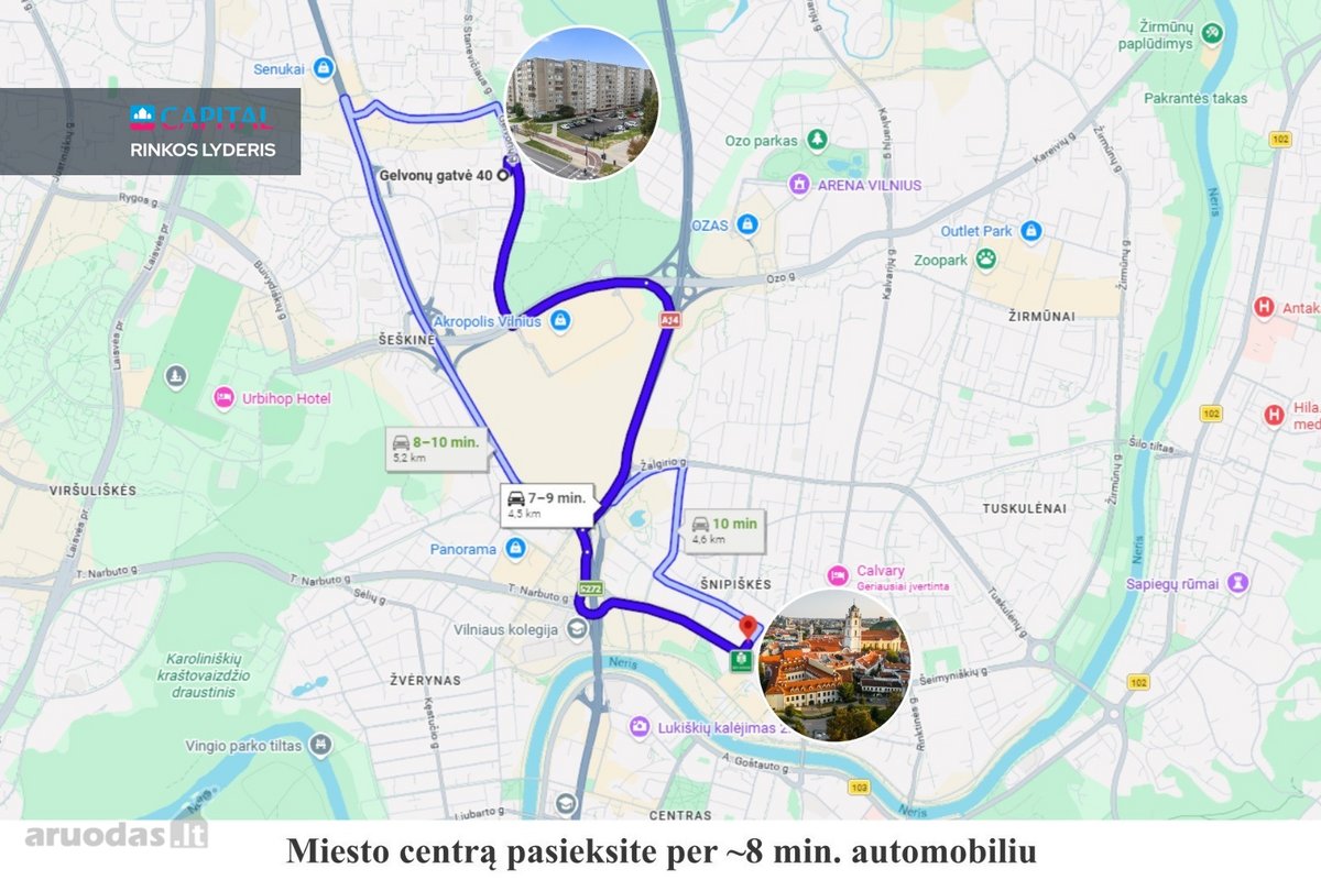 Parduodamas 1 Kambario Butas Šeškinėje – - nuotraukos Nr. 22