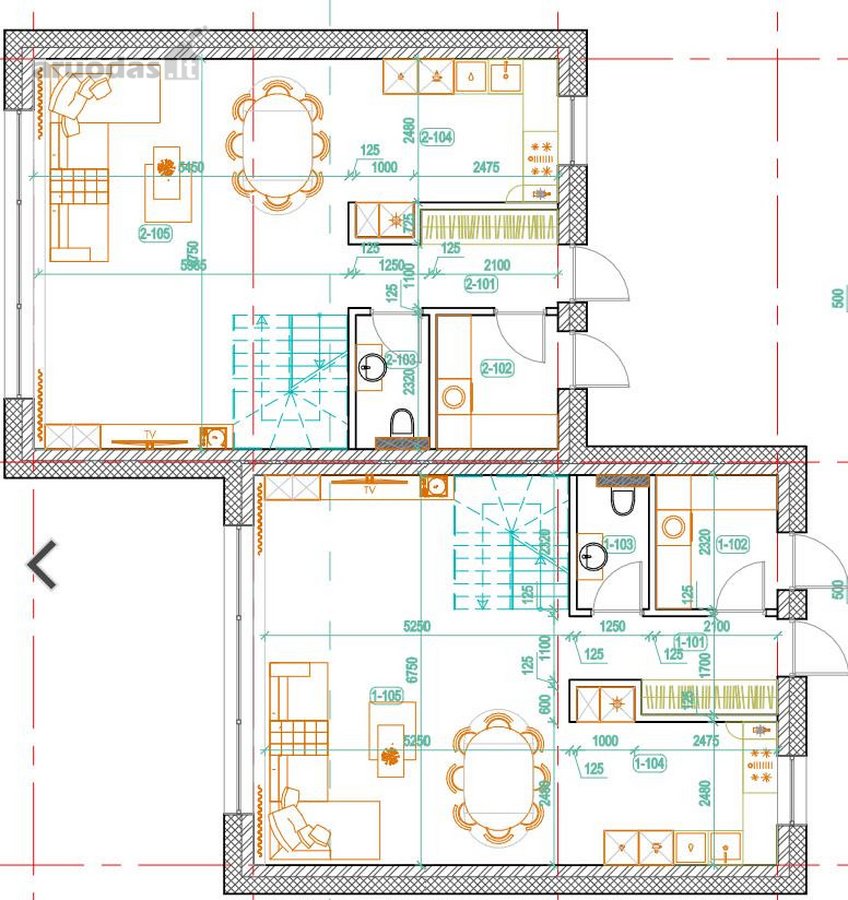 Naujos statybos A++ klasės  113 m²  - nuotraukos Nr. 3