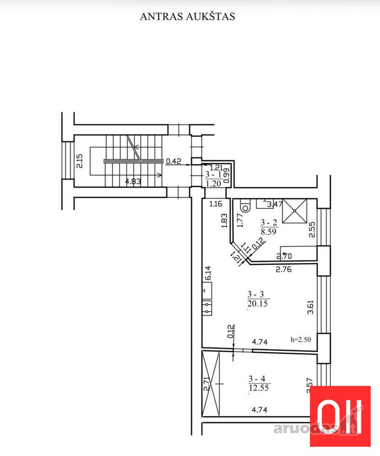2 Kambarių Butas Renovuotame Name – Taikos Pr - nuotraukos Nr. 2
