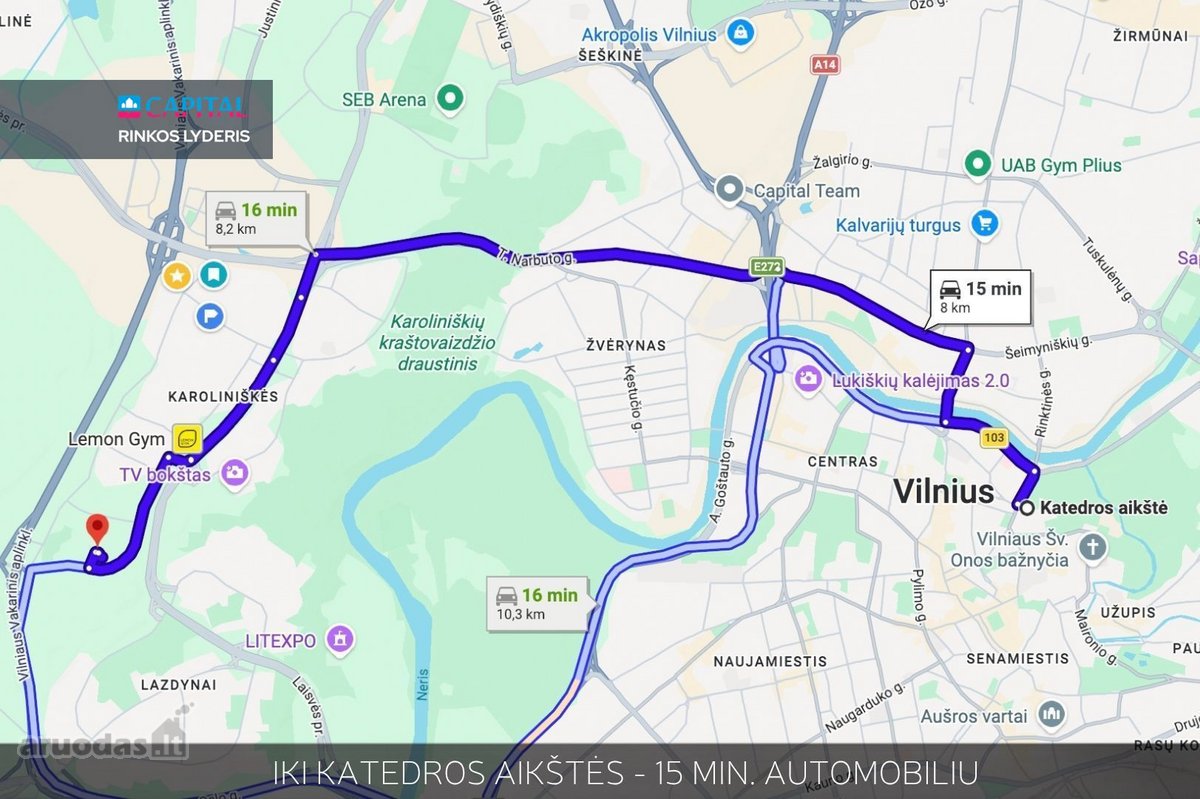 Parduodamas Šviesus Ir Erdvus 3 Kambarių - nuotraukos Nr. 31