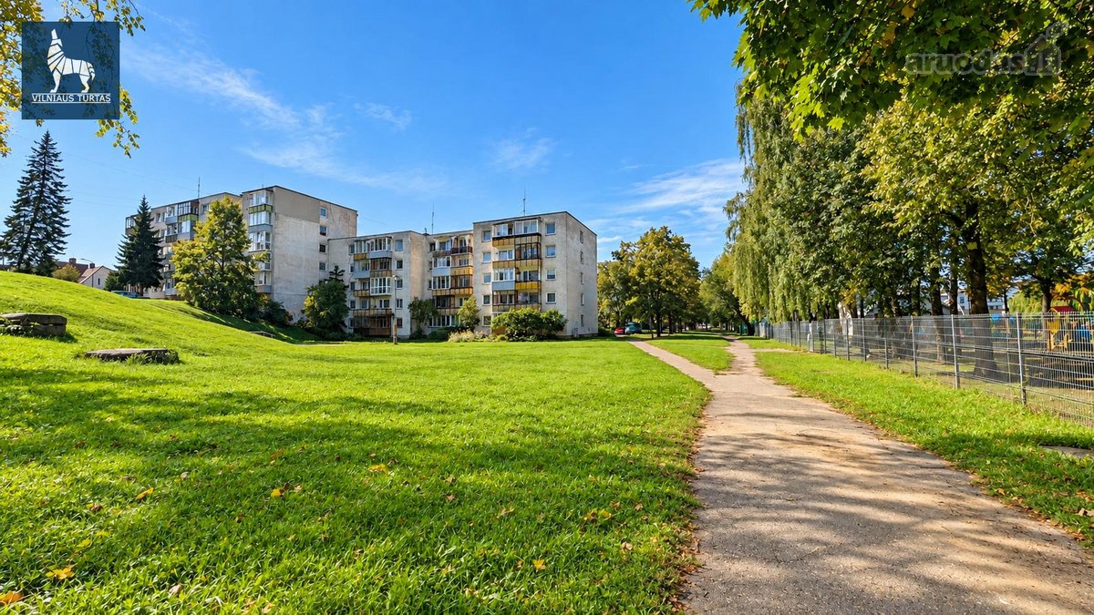 Parduodamas butas Šnipiškėse, žalioje ir - nuotraukos Nr. 19