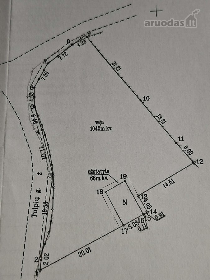 Parduodamas 11 arų namų valdos sklypas su - nuotraukos Nr. 3