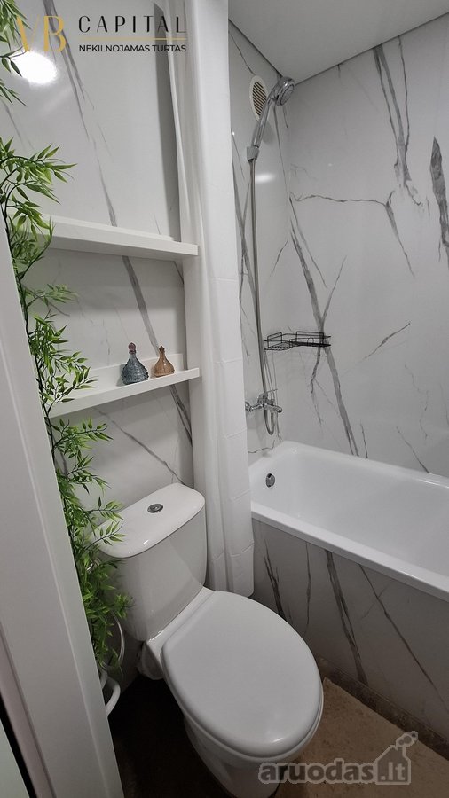 Išnuomojamas 2 kambarių butas, ką tik po - nuotraukos Nr. 13