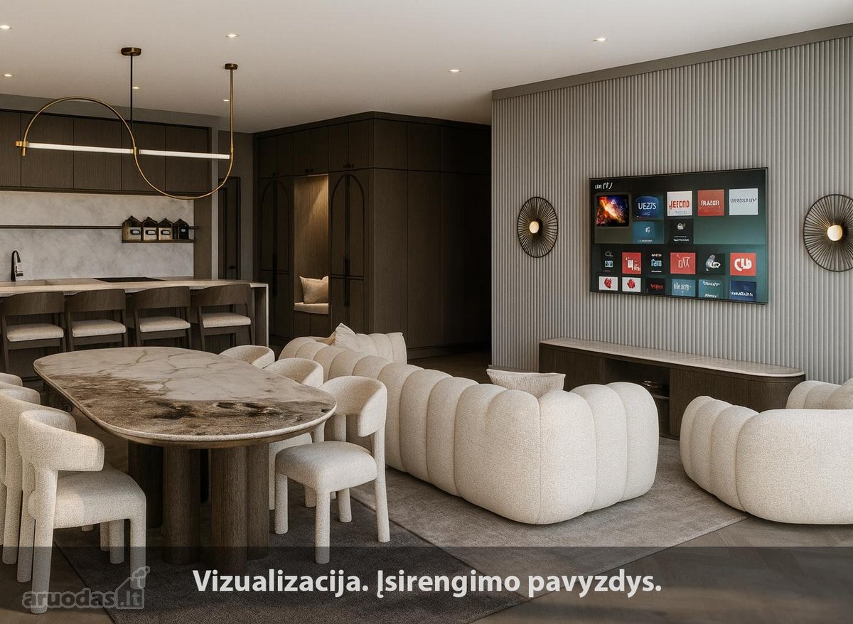 Modernus ir erdvus 4 kambarių butas - nuotraukos Nr. 6