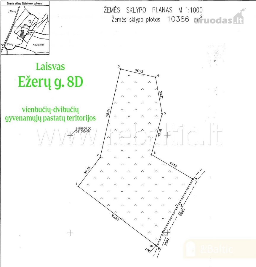 Parduodami trys namų valdos sklypai šalia - nuotraukos Nr. 9