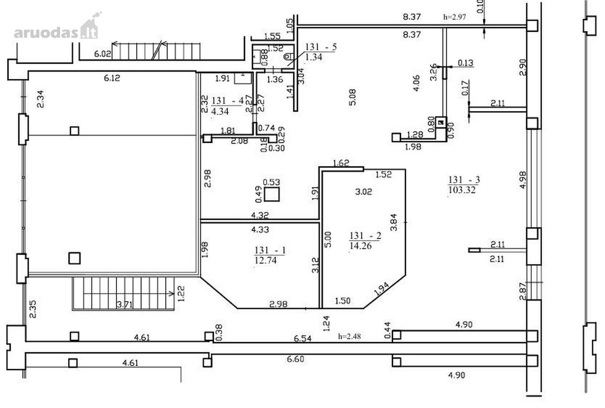 Išnuomojamos šiuolaikiškai įrengtos 134 m² - nuotraukos Nr. 10