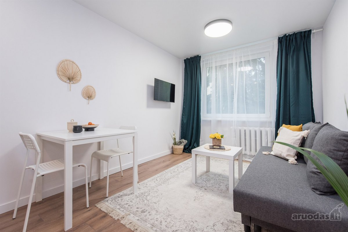 Jauki, pilnai įrengta dviejų kambarių studija - nuotraukos Nr. 2