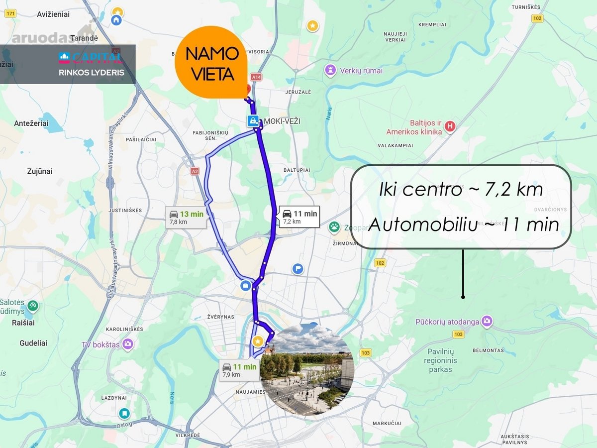 Šviesūs 5 kambarių namai Visoriuose – šeimai, - nuotraukos Nr. 37